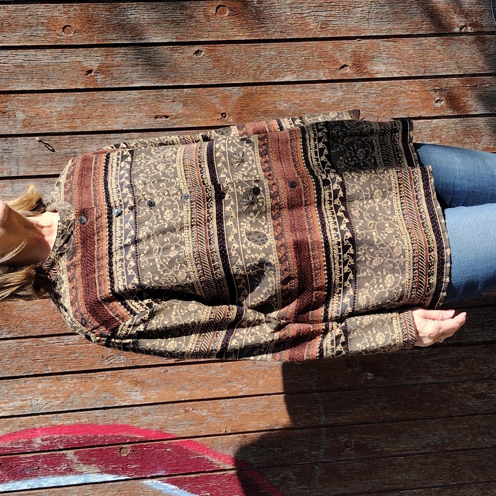 Chico's Design Size 3 Tapestry jacket